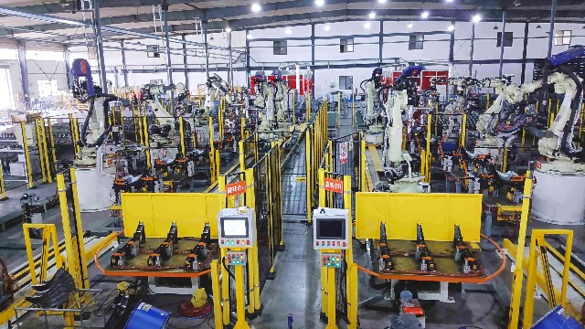 机器人点焊自动化生产线